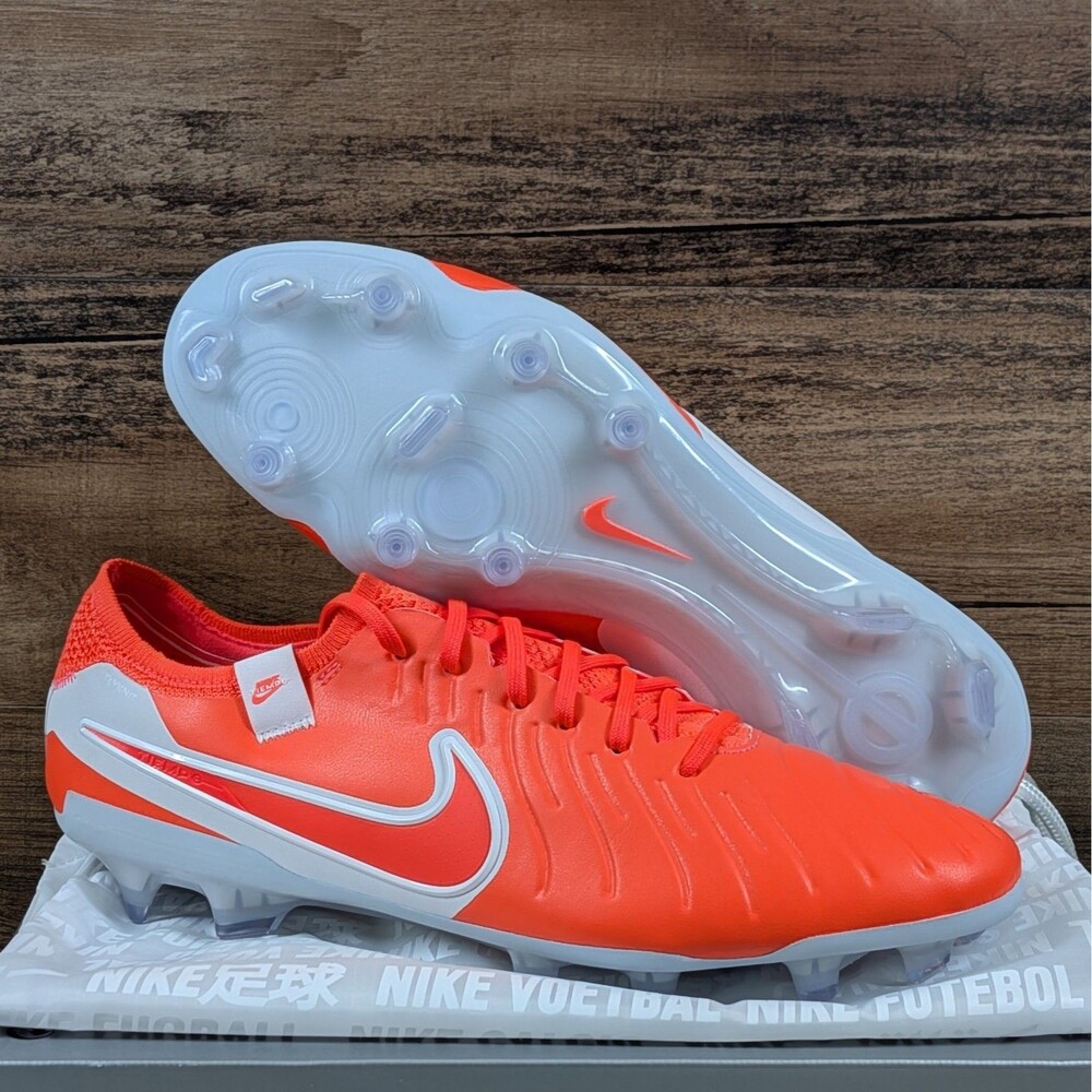 Nike Tiempo Legend 10 Elite FG Men's 11.5 Mad Energy Hot Lava Cleats DV4328-800